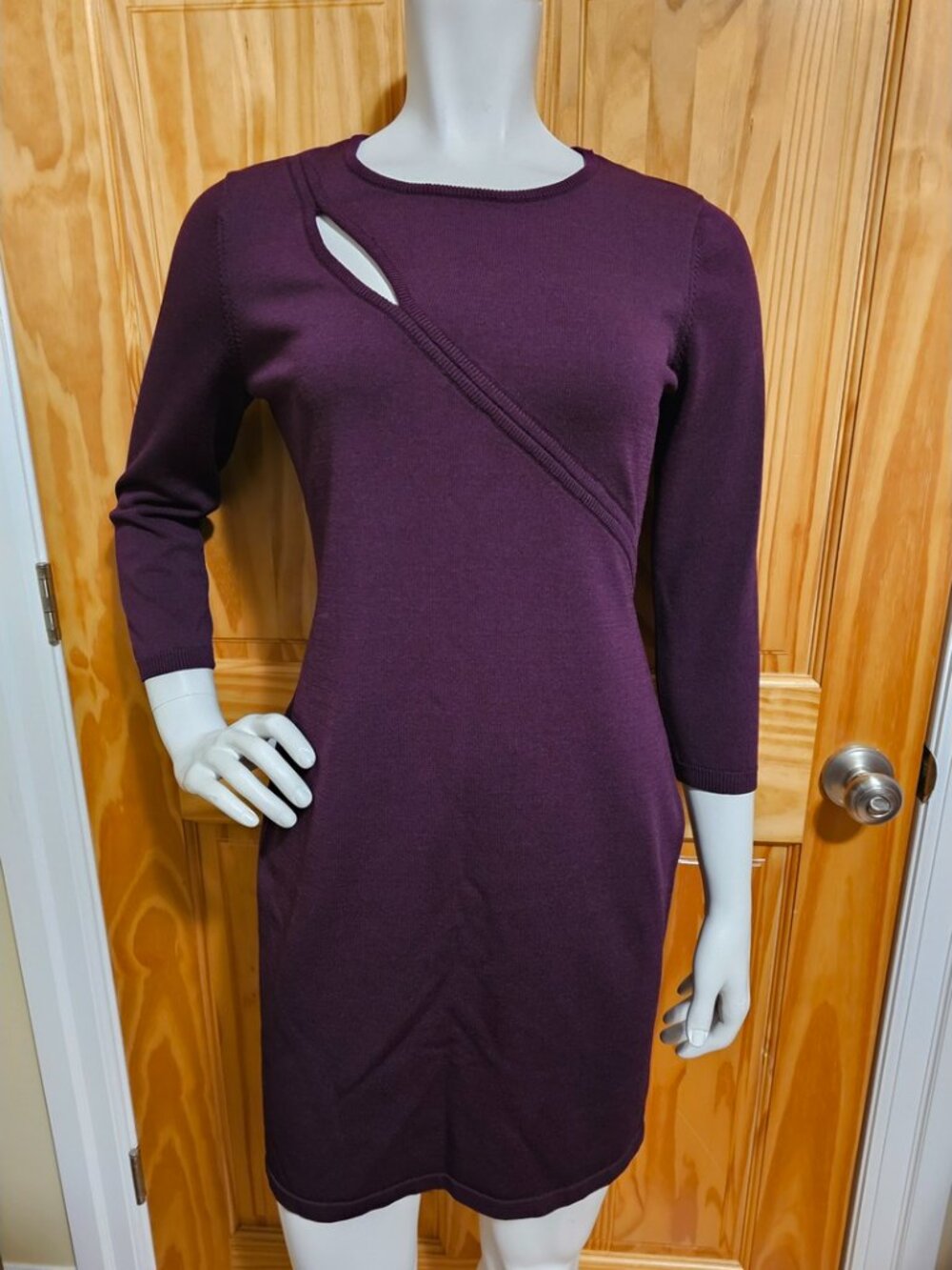 💙 103.Calvin Klein Size Medium Purple Sweater Dress